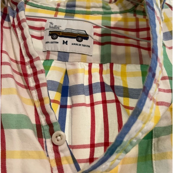 Men’s plaid shirt. It is button down but has a placket and 2 buttons. - Picture 3 of 3